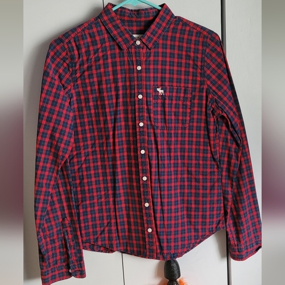 Plaid button-up from Abercrombie - Picture 1 of 3